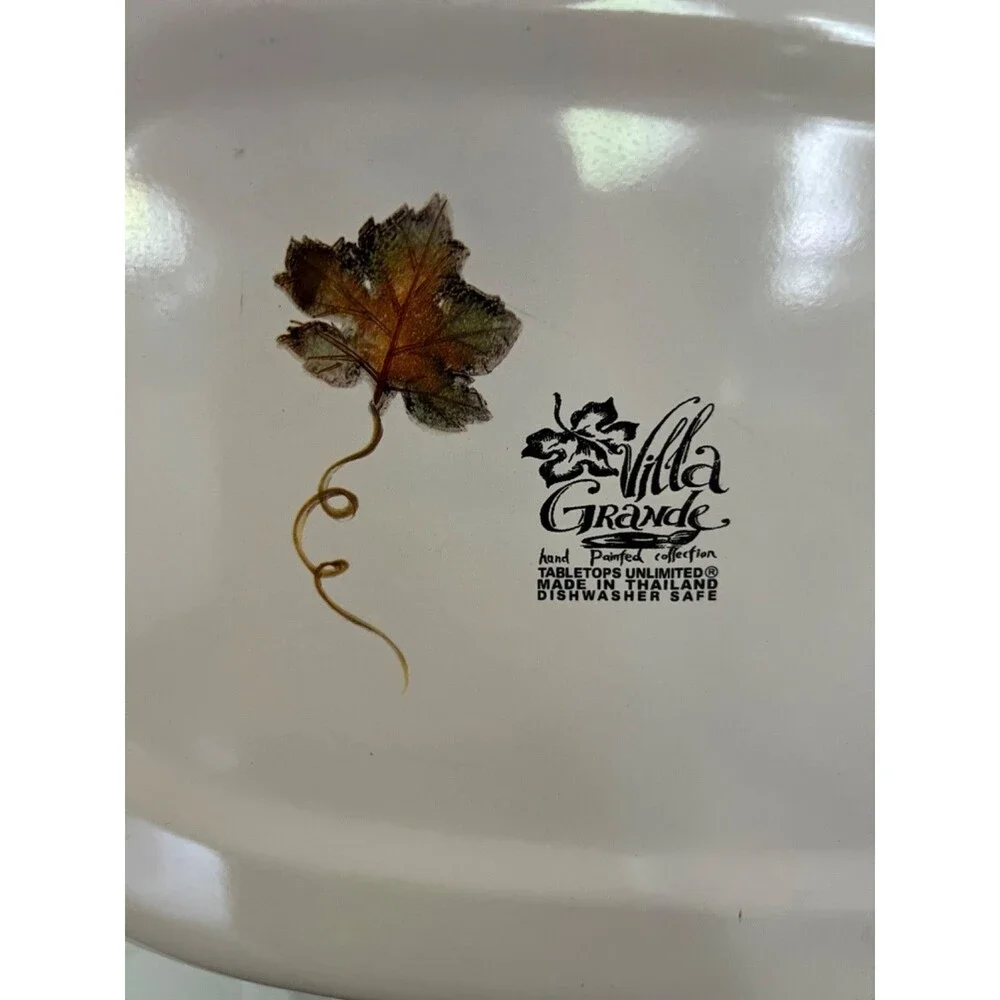 Villa Grande Porcelain Enamel 8 Quart Covered Casserole Dish